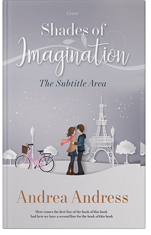 Premade Book Cover French Gray