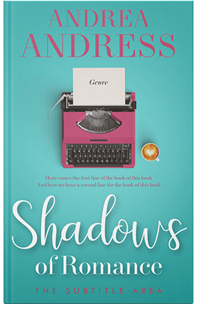 Pre Made Book Cover Fountain Blue