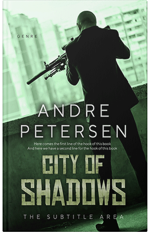 Premade Book Cover Hunter Green