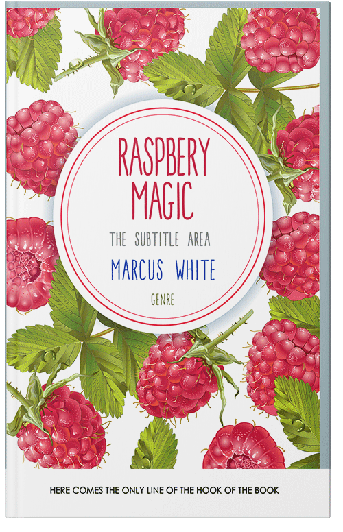 Front view of Premade Cookbooks & Food & Wine Book Cover - Driftwood