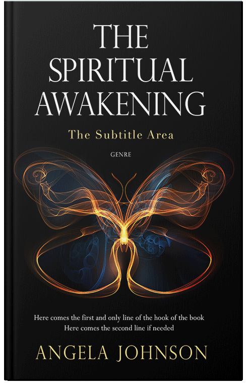 Front view of Premade Self-Improvement & Self-Help Book Cover - Woodsmoke