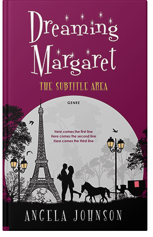 Premade Book Cover Rose Bud Cherry