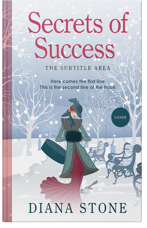 Front view of Premade Chick Lit Book Cover - Botticelli