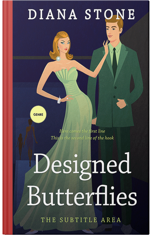 Front view of Premade Romance Book Cover - Mirage