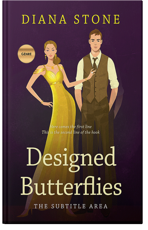 Front view of Premade Romance Book Cover - Equator