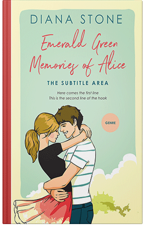 Premade Book Cover Beryl Green