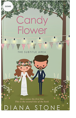 Pre Made Book Cover Foggy Gray