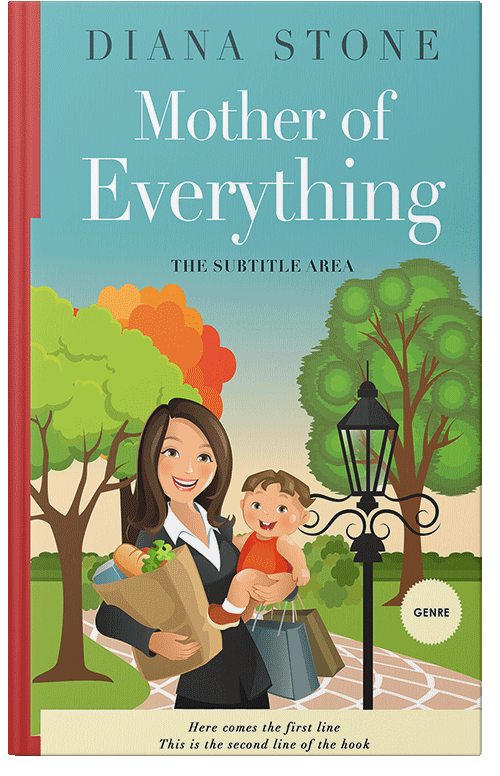 Front view of Premade Chick Lit Book Cover - Tradewind