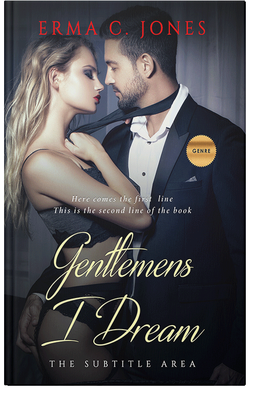 Front view of Premade Erotica Book Cover - Vanilla