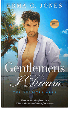 Pre Made Book Cover Taupe