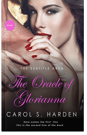 Premade Book Cover Cavern Pink