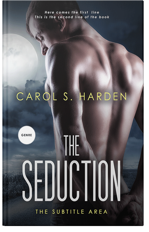 Front view of Premade Erotica Book Cover - Shark