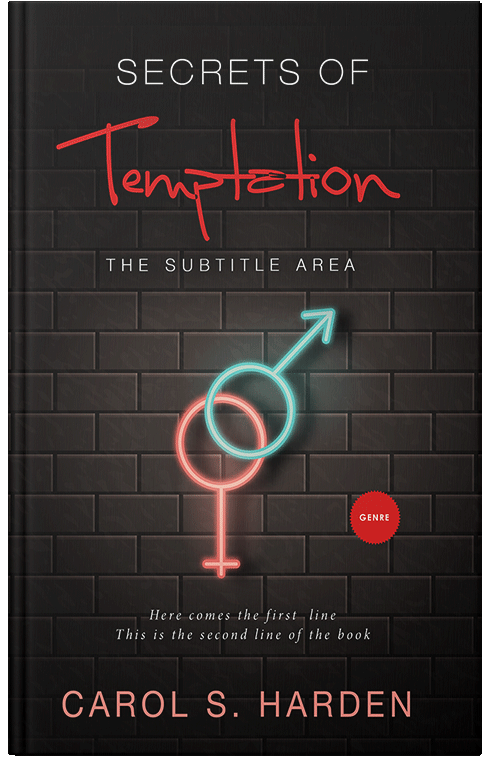 Front view of Premade Erotica Book Cover - Cod Gray