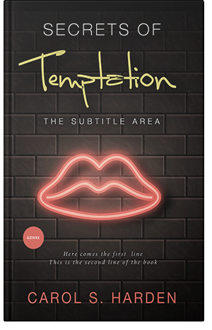 Premade Book Cover Cocoa Brown