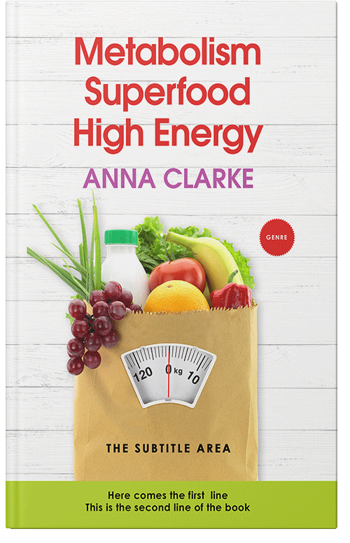 Front view of Premade Abstract Book Cover - Parchment