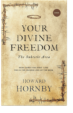 Pre Made Book Cover Double Colonial White