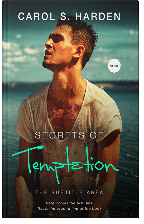 Front view of Premade Erotica Book Cover - Zeus