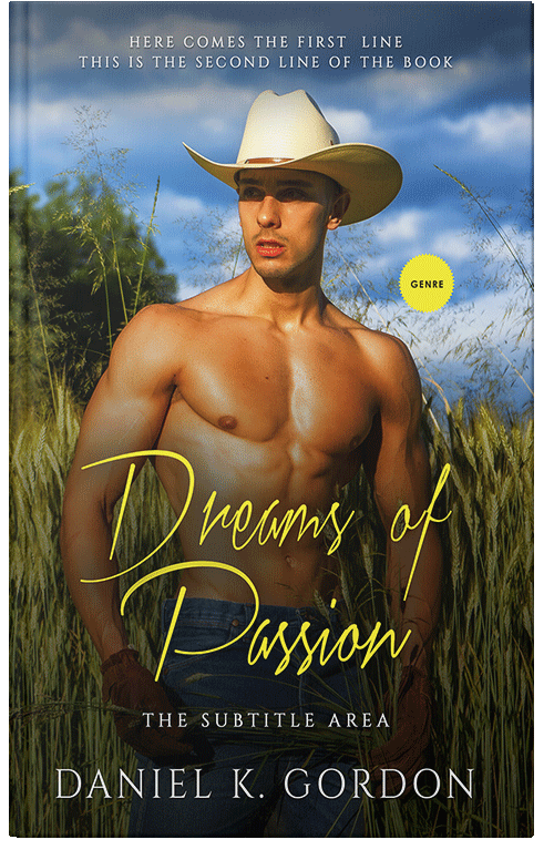 Front view of Premade Erotica Book Cover - Zeus