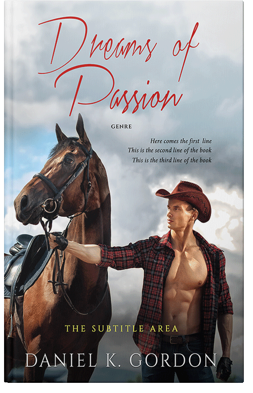 Front view of Premade Erotica Book Cover - Cocoa Brown