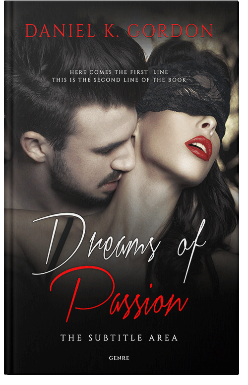 Front view of Premade Erotica Book Cover - Oriental Pink