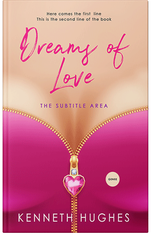 Premade Book Cover Mandys Pink