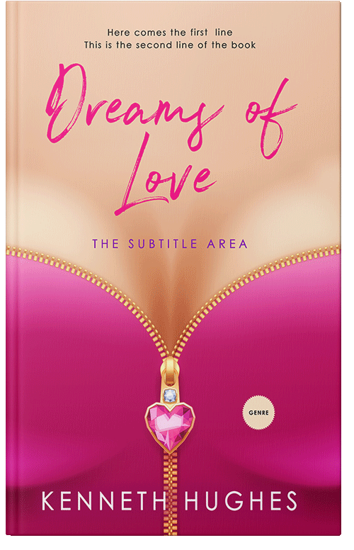 Front view of Premade Erotica Book Cover - Mandys Pink