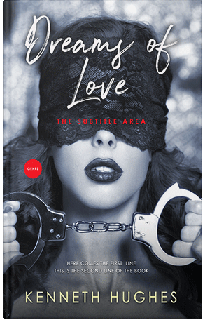 Premade Book Cover Gray Suit