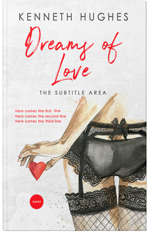 Front view of Premade Erotica Book Cover - Kelp