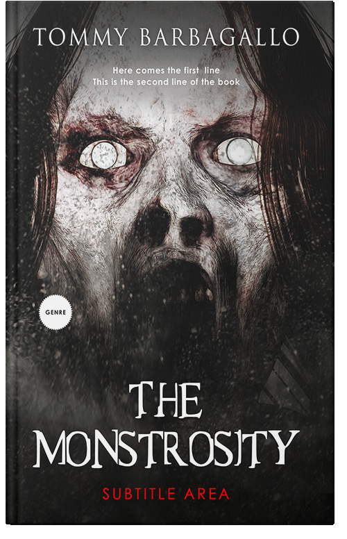 Front view of Premade Horror Book Cover - Tide