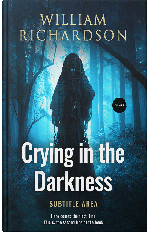 Front view of Premade Horror Book Cover - Elephant