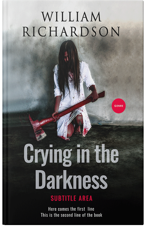 Front view of Premade Mystery & Thriller & Suspense Book Cover - Swiss Coffee