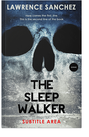 Pre Made Book Cover Quill Gray