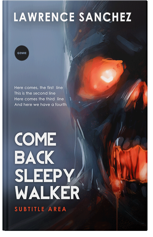 Front view of Premade Horror Book Cover - Baltic Sea
