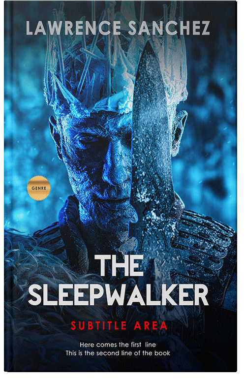 Front view of Premade Horror Book Cover - Black Pearl