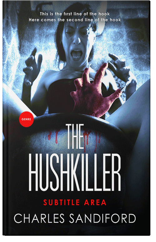 Front view of Premade Horror Book Cover - Woodsmoke