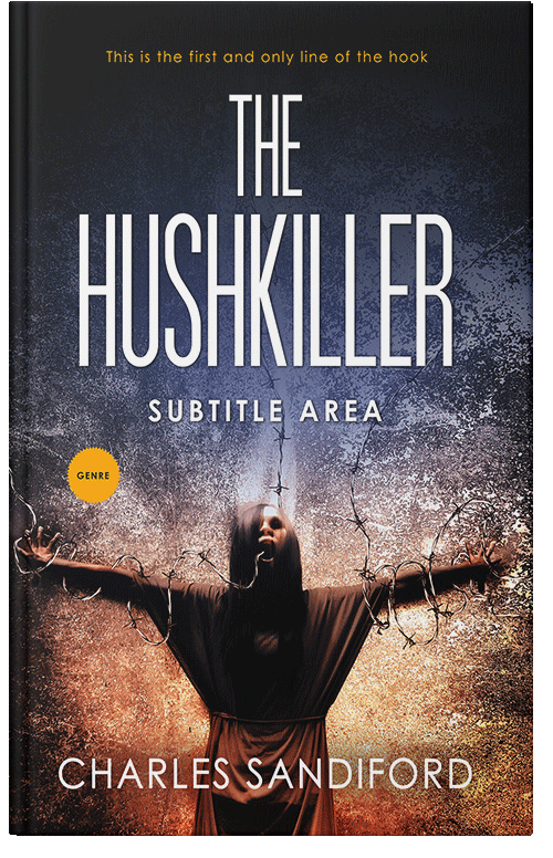 Front view of Premade Mystery & Thriller & Suspense Book Cover - Tan