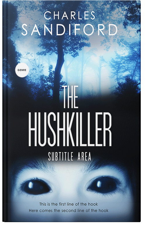 Front view of Premade Horror Book Cover - Firefly