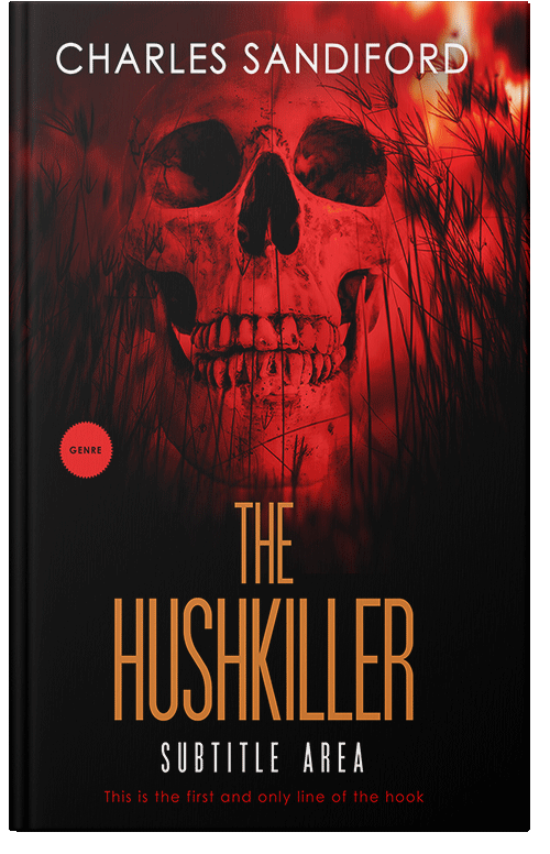 Front view of Premade Horror Book Cover - Creole