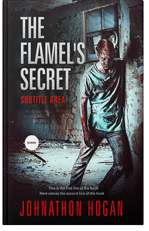 Premade Book Cover Silver Rust