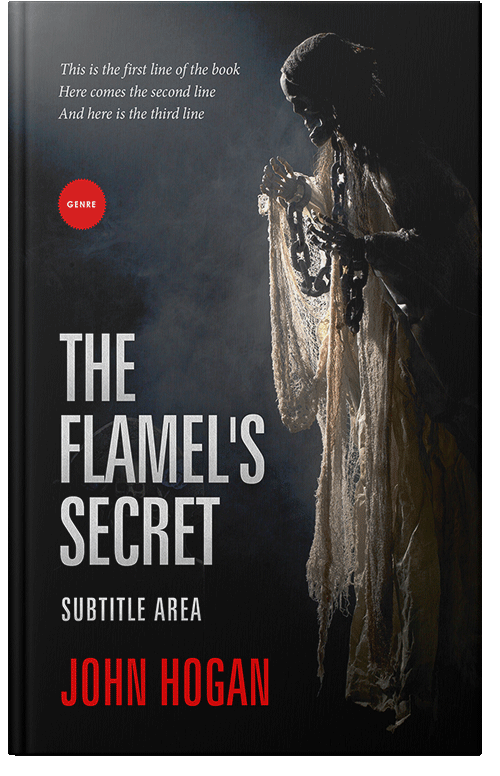 Front view of Premade Horror Book Cover - Woodsmoke