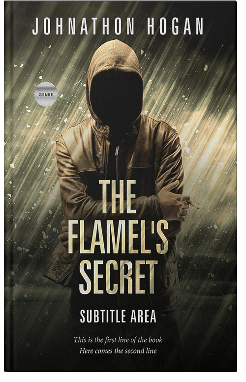 Front view of Premade Mystery & Thriller & Suspense Book Cover - Rodeo Dust