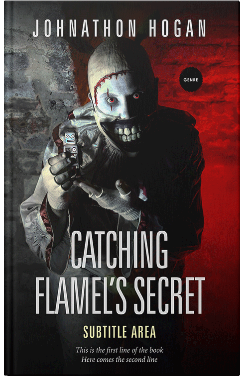 Front view of Premade Mystery & Thriller & Suspense Book Cover - Oriental Pink