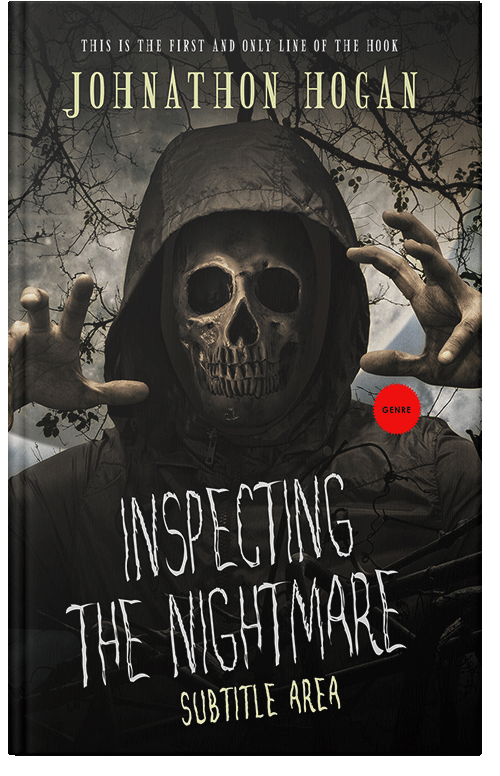 Front view of Premade Horror Book Cover - Rangoon Green