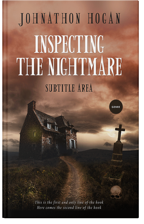 Front view of Premade Horror Book Cover - Eclipse