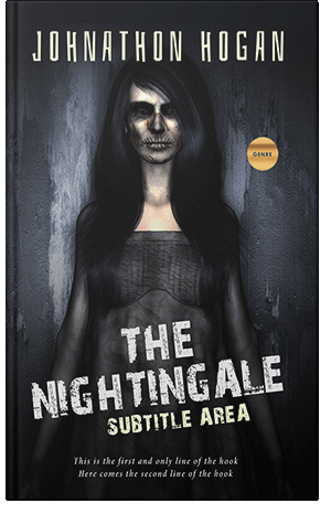 Premade Book Cover Shark