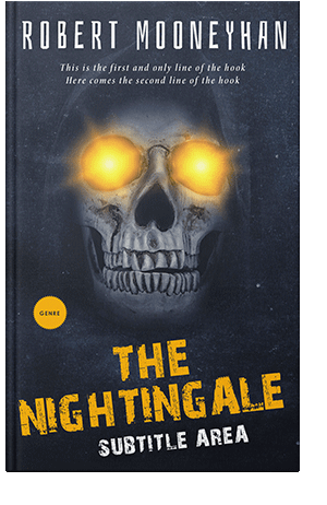 Pre Made Book Cover Ebony Clay