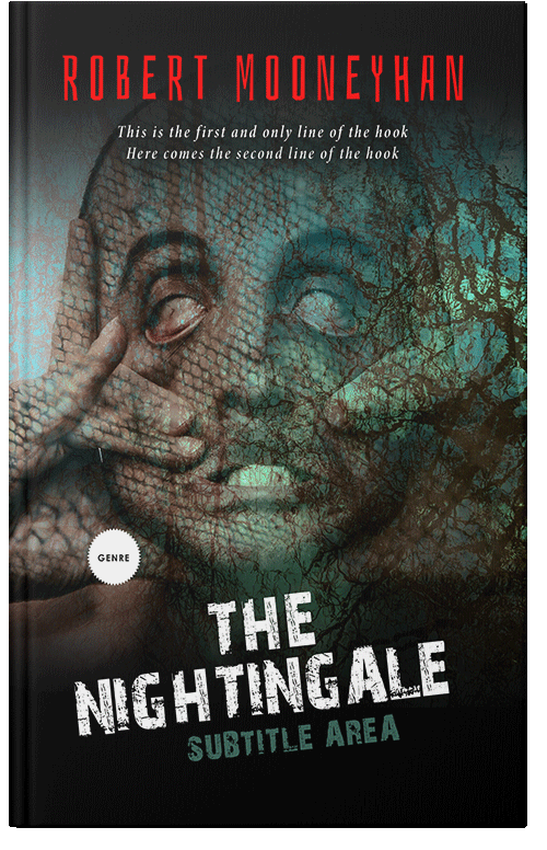 Front view of Premade Horror Book Cover - Heavy Metal