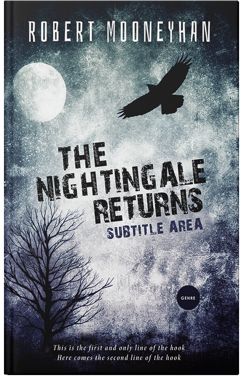 Front view of Premade Mystery & Thriller & Suspense Book Cover - Ebony Clay