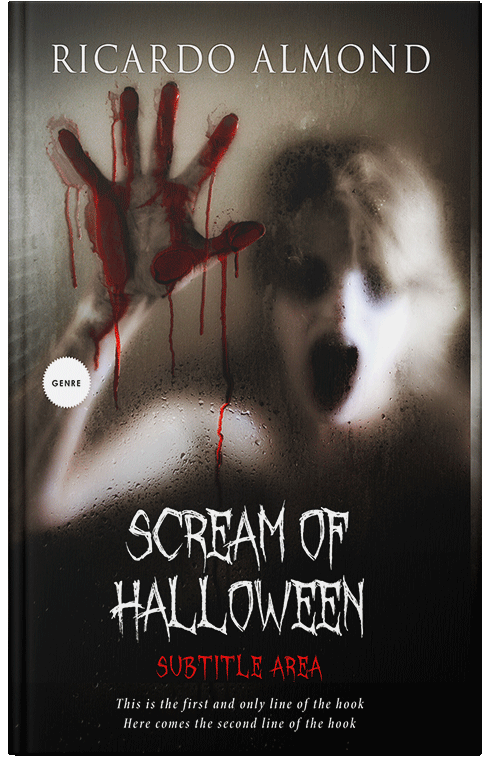 Front view of Premade Mystery & Thriller & Suspense Book Cover - Oil