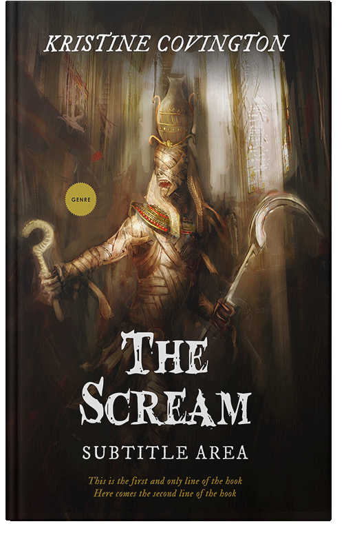 Front view of Premade Fantasy Book Cover - Eternity